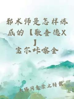 邪术师是怎样炼成的【歌查德X】